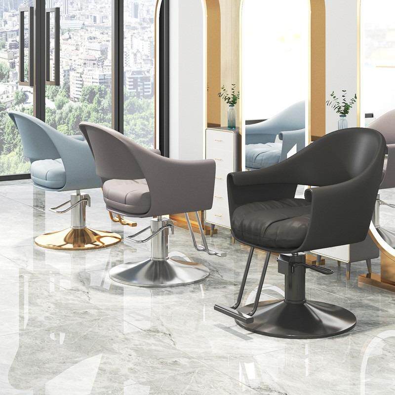 厂无品牌/家美发椅子升降旋理转时剪尚发座椅椅烫染椅发廊专用发