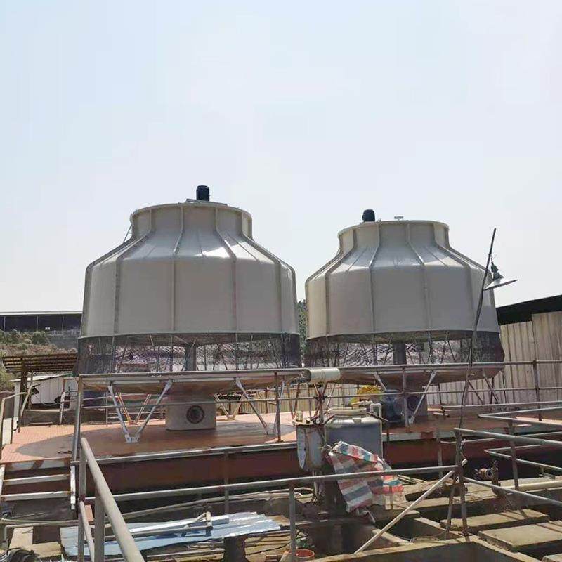 30流50吨吨100吨圆形玻璃钢冷却却塔冷圆形冷却水塔工业小型逆水