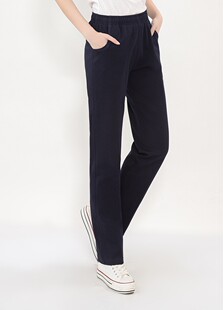 中年纯棉宽松休闲运动长 高腰大码 春秋冬季 加厚加绒中老年女妈妈装