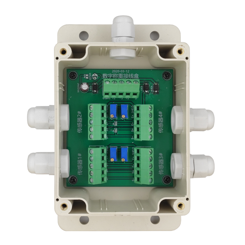 称重传感器接线盒四进一出拉压力S型悬臂梁地磅秤接线博敏特105