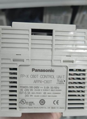 FP-X C60T PLC控制单元 型号AFPX-C60