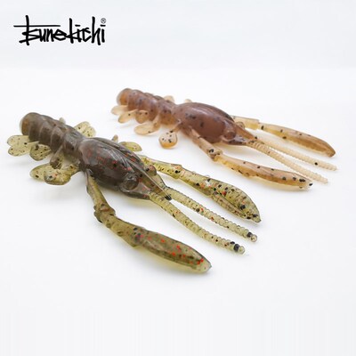 常吉AD虾软饵SCAMPI 3英寸假饵仿生路亚假饵黑坑野钓竞技倒钓无铅