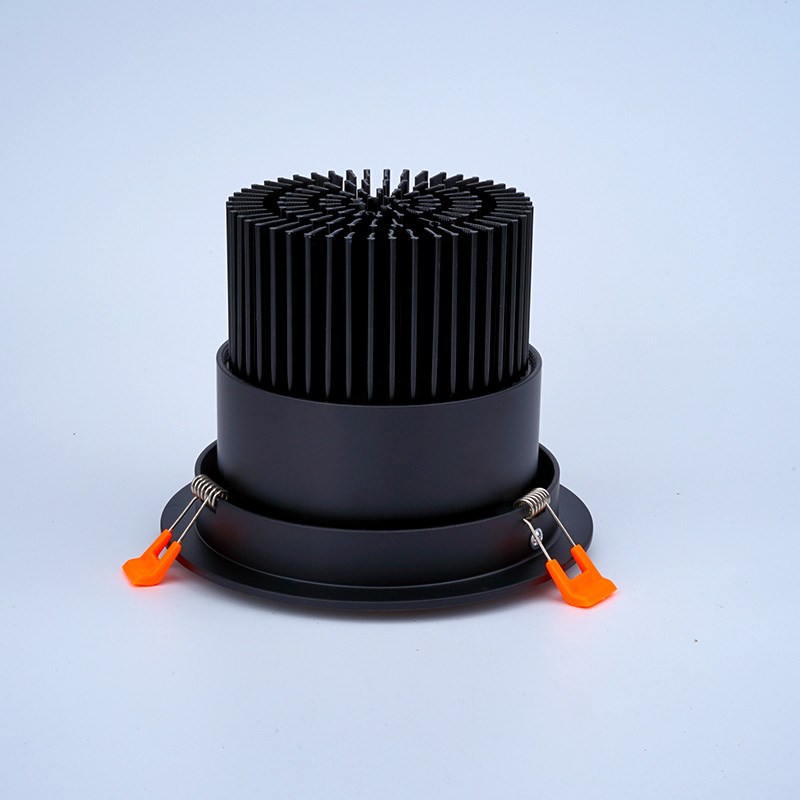 黑色led防眩射灯天花筒灯20W30WWW开孔11.5  1 15 1公分