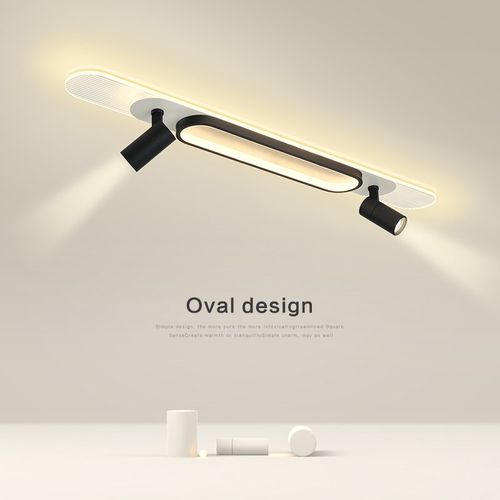 走廊过道灯长条吸顶射灯现代简约中山灯具衣帽间入户玄关阳台灯