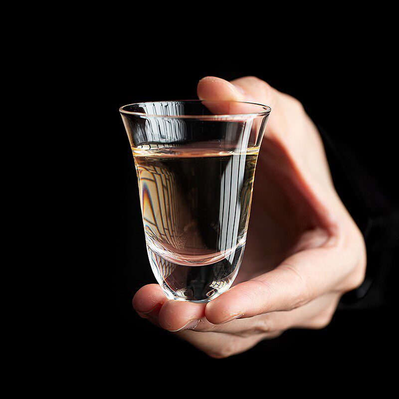 水晶玻璃杯铃兰闻香杯功夫茶杯个人杯单个家用不烫手主人杯撇口杯