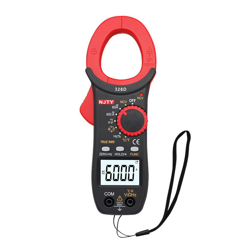 南京天宇TY-328D交直流电流电压数字钳形万用表温度频率电容NCV