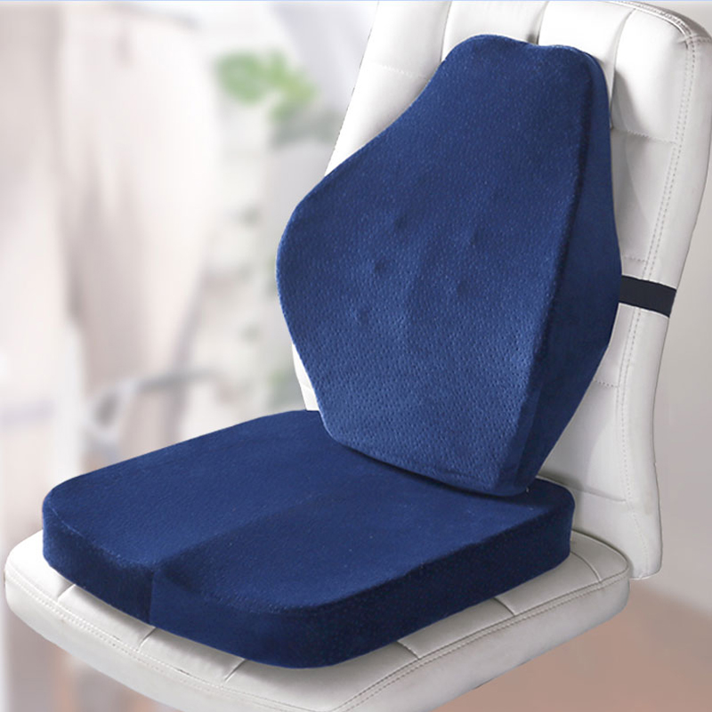 坐垫靠垫一体办公室腰垫汽车孕妇靠背学生椅子椅垫美臀护腰装