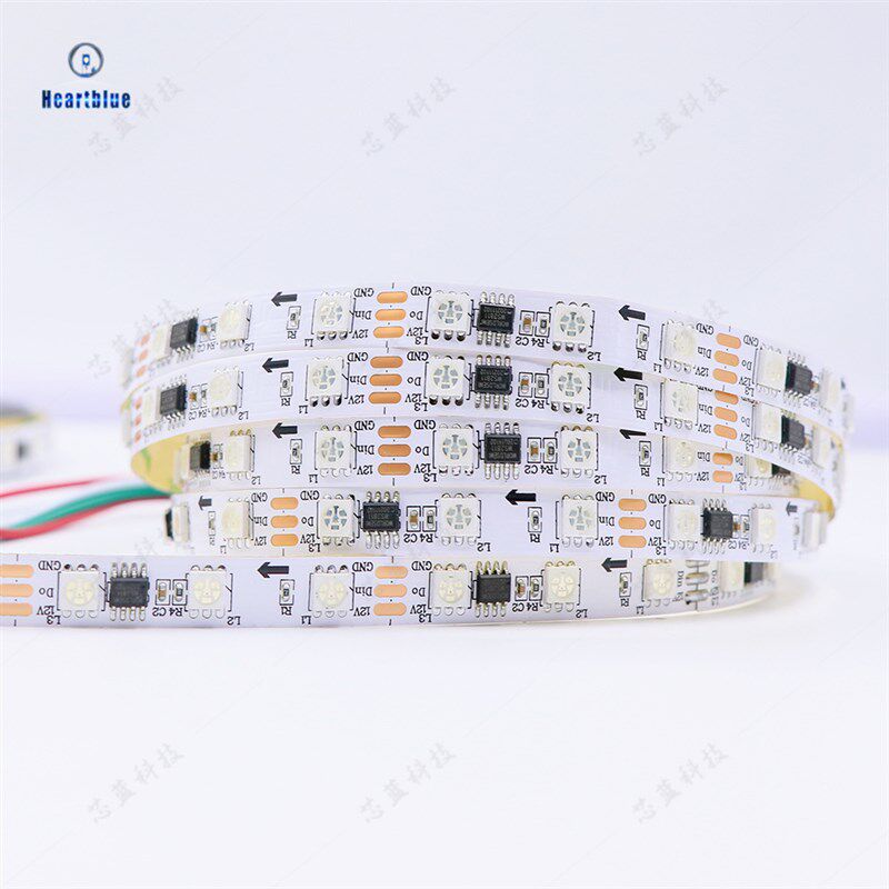 5050rgb幻彩灯带外置IC2811全彩灯条低压12V可编程跑马流水氛围灯
