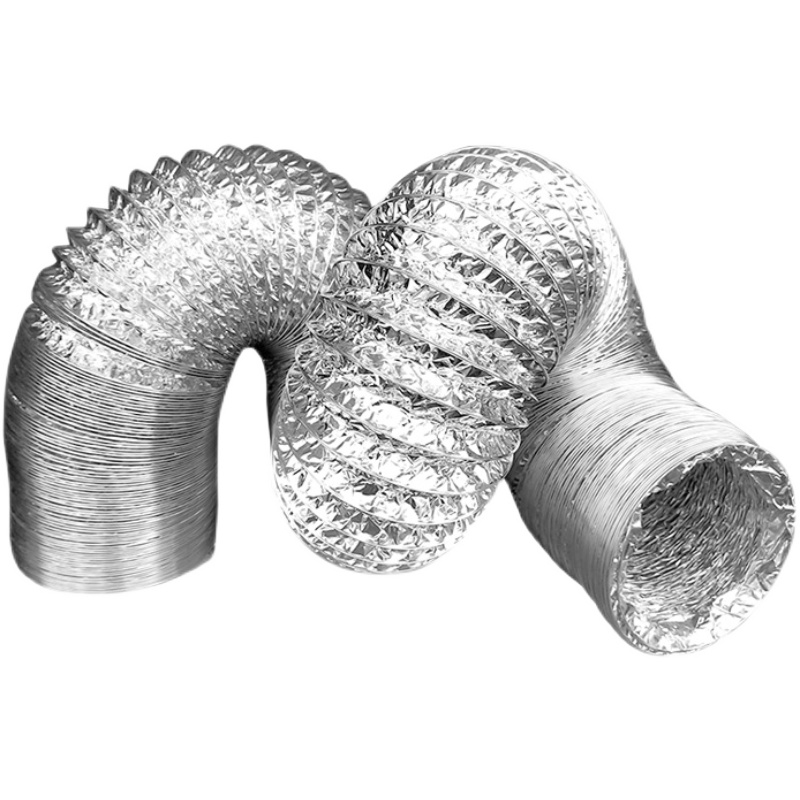 110mm伸缩软管10米层加厚铝箔风管排风换气通风接110PVC管排气