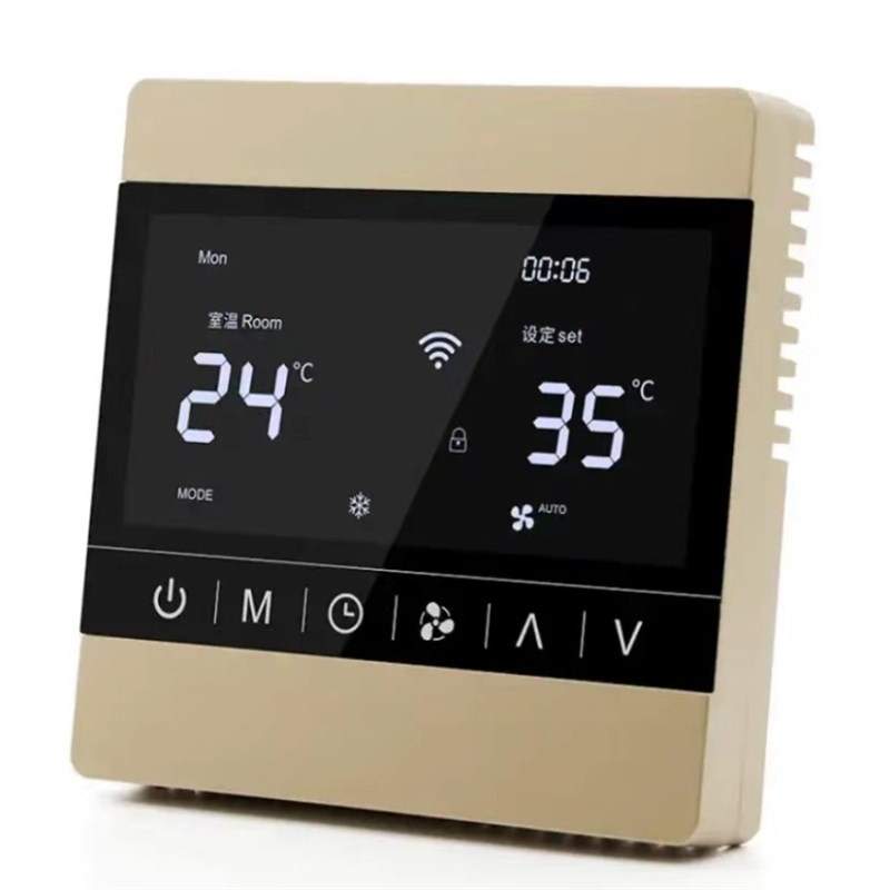 中央空调温控器智能语音控制集中温控器三速开关风机盘管水冷