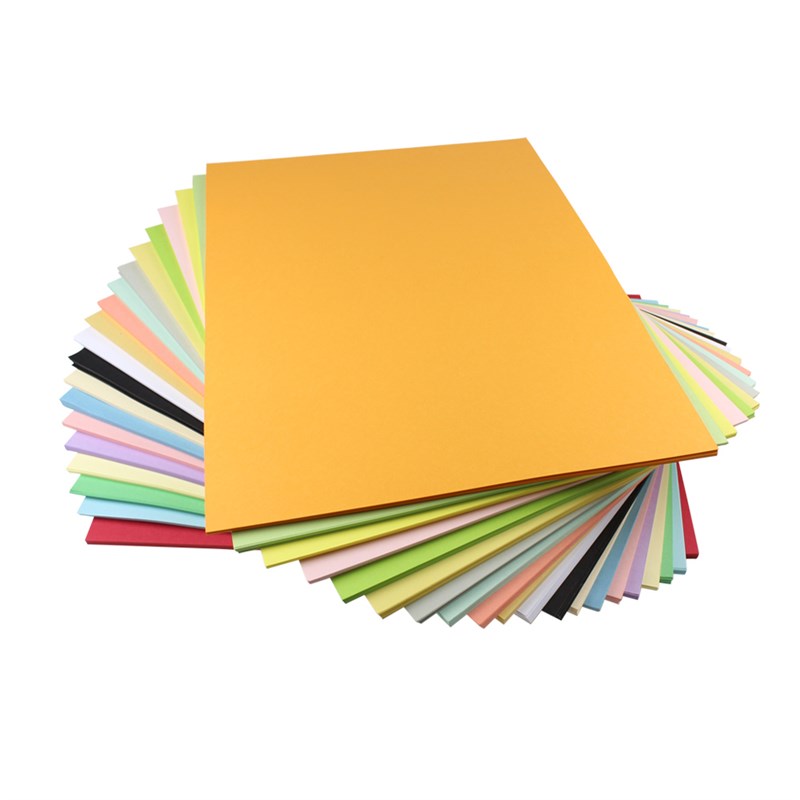 元浩7彩色卡纸 230g封面纸 厚硬卡纸手工卡片纸名片纸 20张