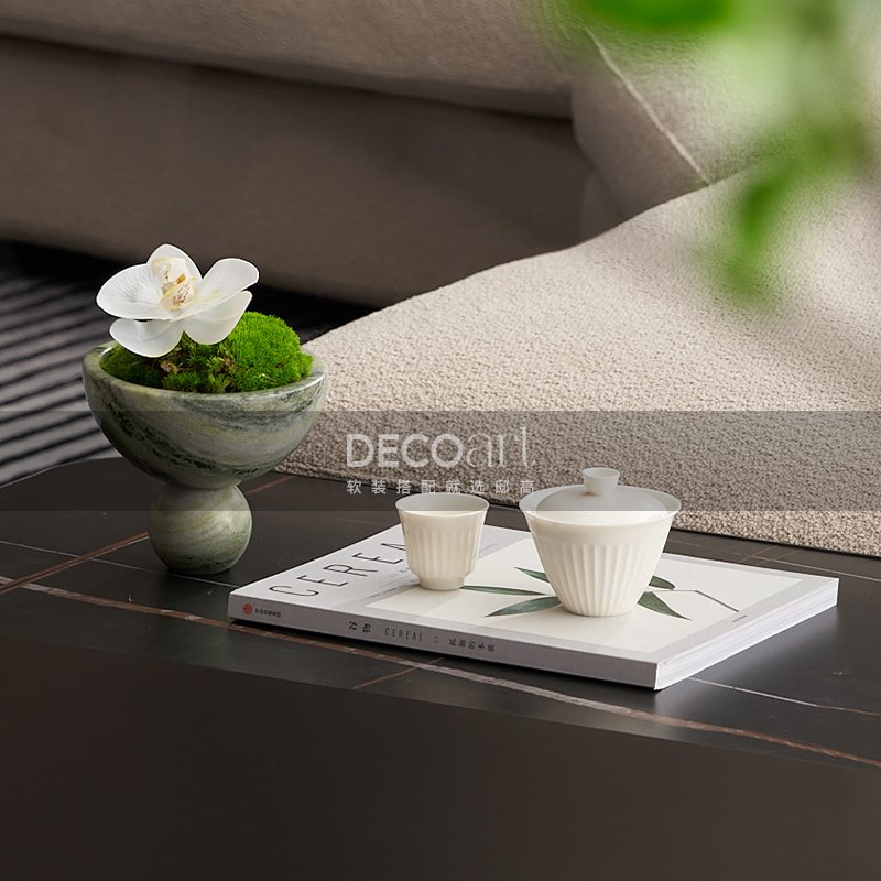 邸高家居客厅茶几边角几永生青苔藓微景观仿真造景装饰盘桌面摆件