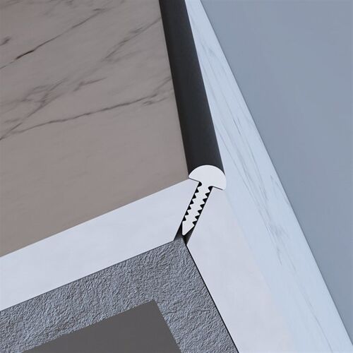 持雍收边条瓷砖阳角线地板条包边条封边条收口压条铝合金属条黑色