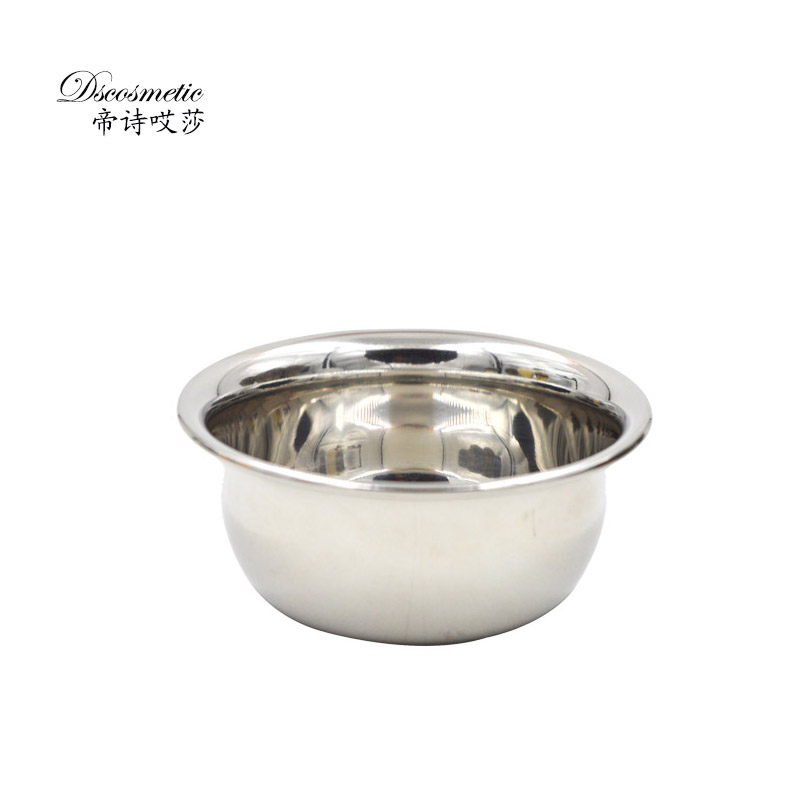帝诗不锈钢剃须皂大炮碗剃须膏刮胡碗 剃须刷泡沫小碗 无磁