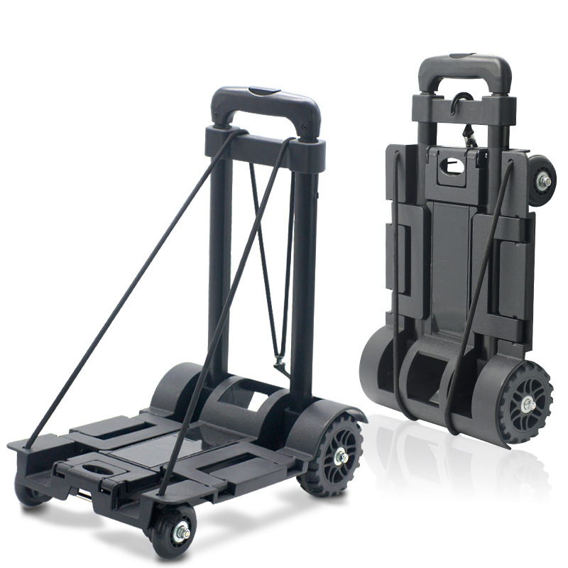 宝罗包拉杆车平板车手推车买菜车行李车四轮家用摺叠可携式小拉车