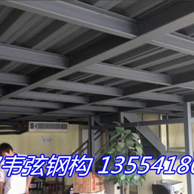 武汉钢结构隔层 钢构楼梯 钢构扶手护栏 彩钢活动房 13554180080