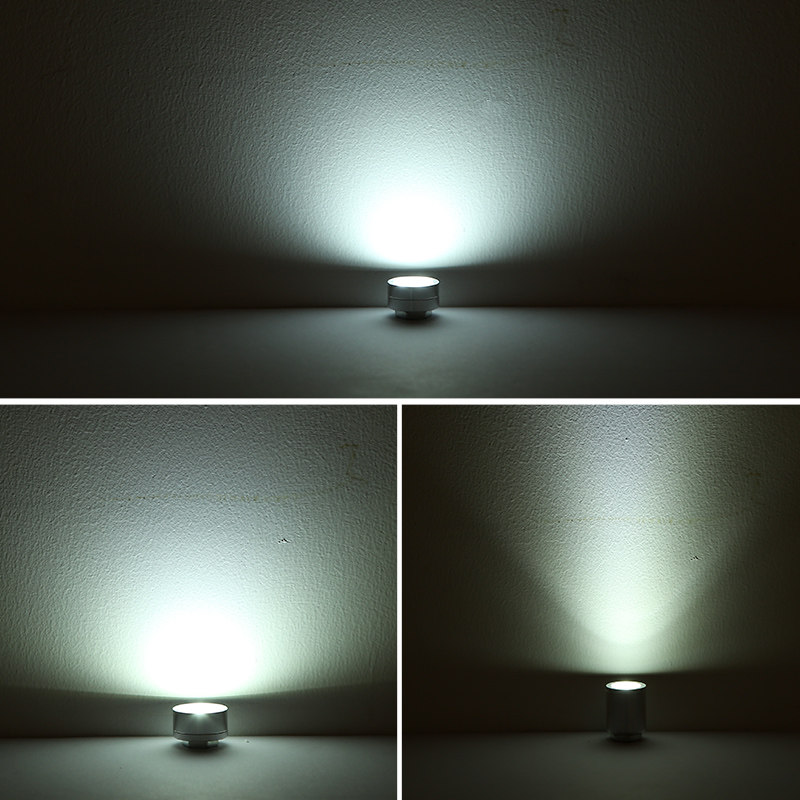 高亮1WLED灯插电式高亮小射灯改装灯金属灯头带长线迷你灯泡台灯