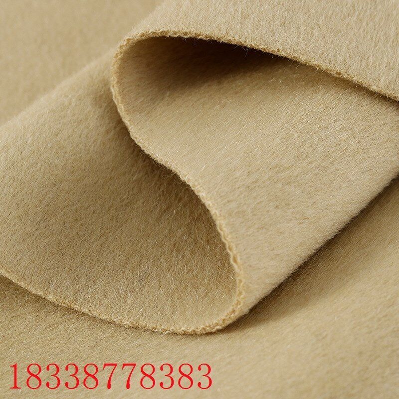 21101 100羊毛高支呢面料 秋冬双面呢大衣裙裤外套羊毛绒布料
