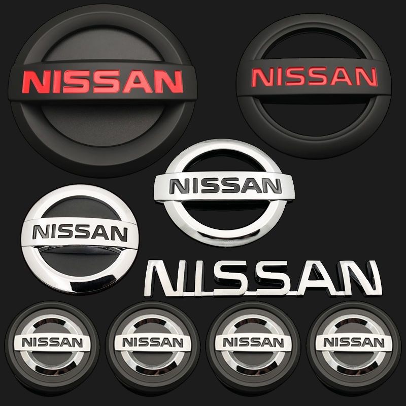 适用锐骐皮卡车改装尼桑前中网车标轮胎盖方向盘标越野版车全