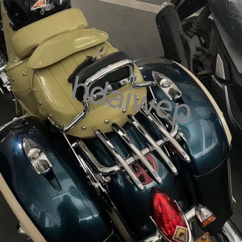 印第安复古黑马酋长首领改装9寸复古小靠背行李架后货架靠背配件