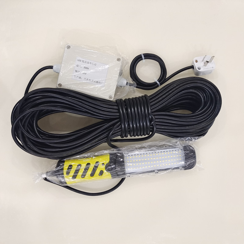 手提行灯 黑线自带变压器工作灯转V2V3V船用低压维修灯DC