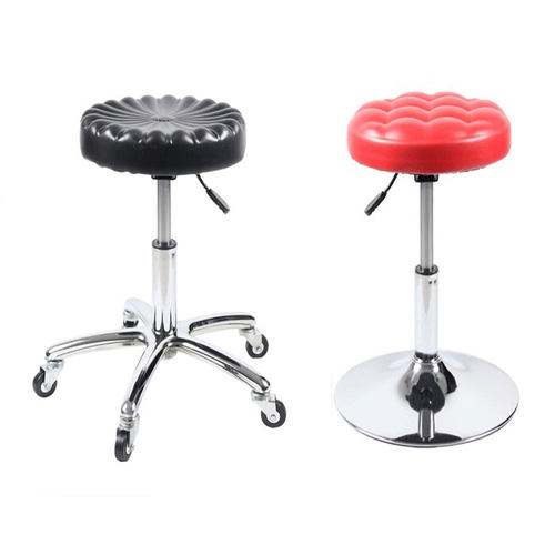 旋转椅可升降圆凳带轮大工椅美发店专用理发师工作高脚凳剪发椅