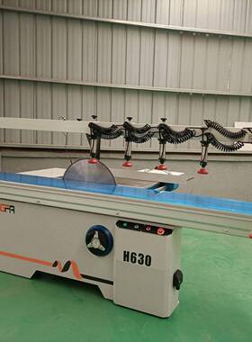 H30精密合棺缝锯木寿材棺材开槽合缝锯气动压料家6H630精密板精具