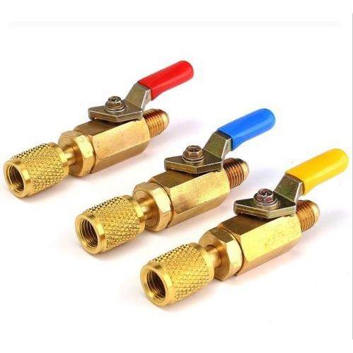 12RBV1414-42R134a汽车制冷R空调球阀加氟冷管加2液阀制开关阀三