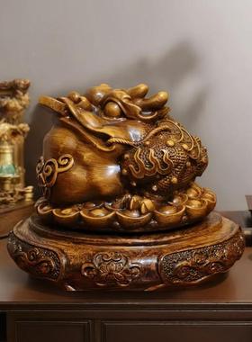 三品足金YF八方蟾招财件摆进宝客厅公办室装饰开业送礼礼品室内聚