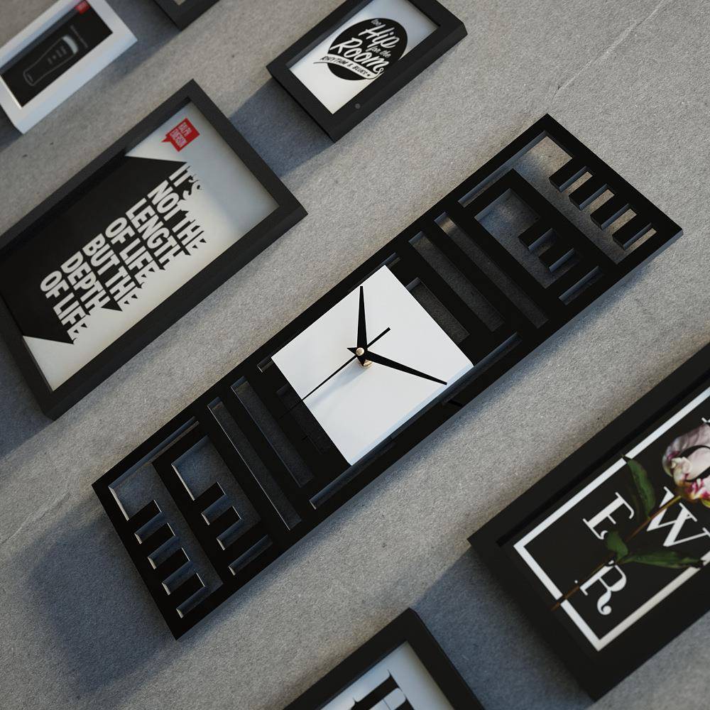 高分子_装347墙4大面简约照片3474墙复古组合相框鹿头饰_画可换相