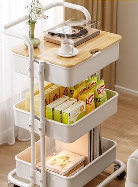 F5M8J9HT小推车置架食物储物架客厅零厨纳房卫生间大容量移动多层
