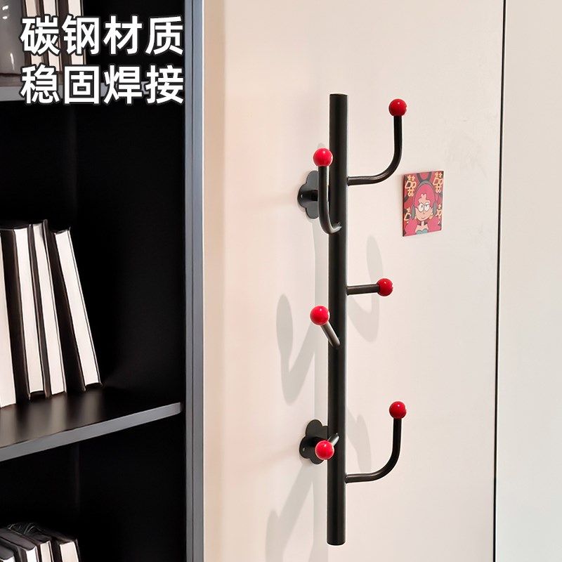 挂衣钩壁挂式卧室衣帽架铁艺玄关客厅挂包架浴室墙上挂架