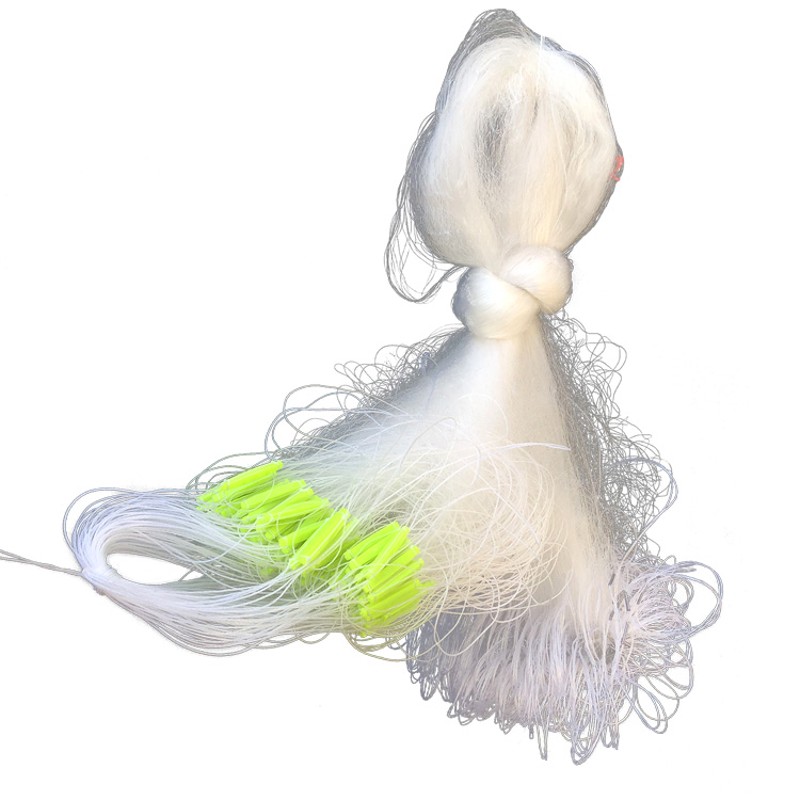 三层粘网丝网沉网单层浮网挂子鱼网捕鱼网白条网鲫鱼鲢鱼沾网