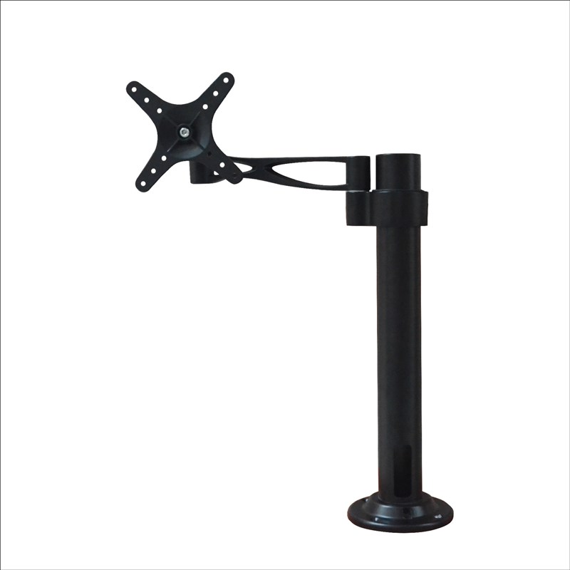 健翼铝合金10~27寸电脑显示器支架可倾斜竖屏旋转广告底座支架