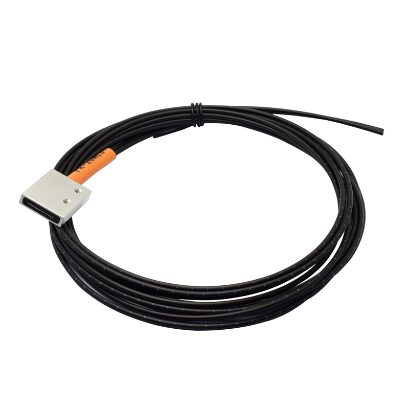 漫反射矩阵光纤管32纤芯区域检测可见光点检测5mm光幕光纤传感器