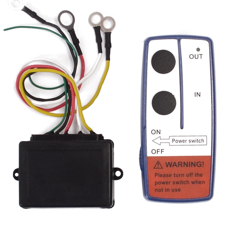 车载吊机2v电动绞盘v通用开关无线遥控继电器配件卷扬控制盒车