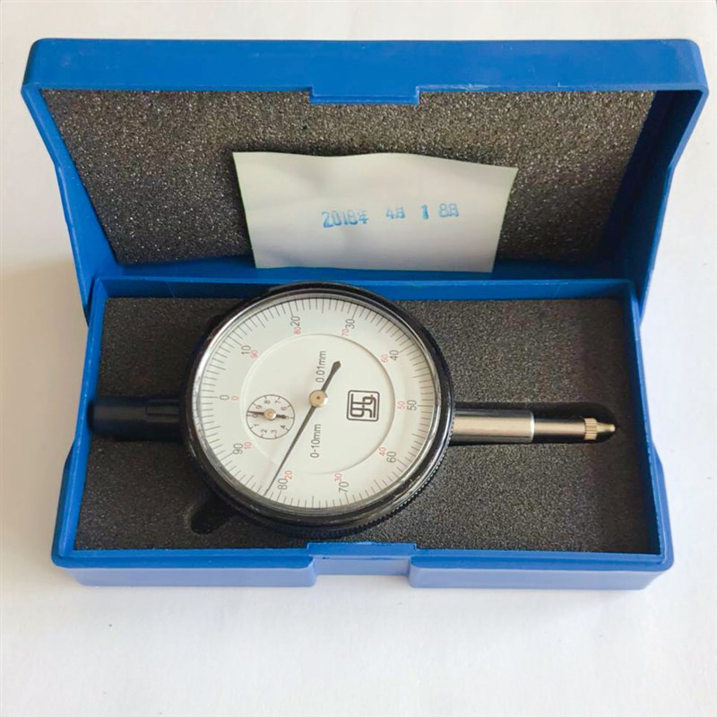 百分表0-10mm防震精度0.01mm小校表测头磁性表座表盘30百分表头