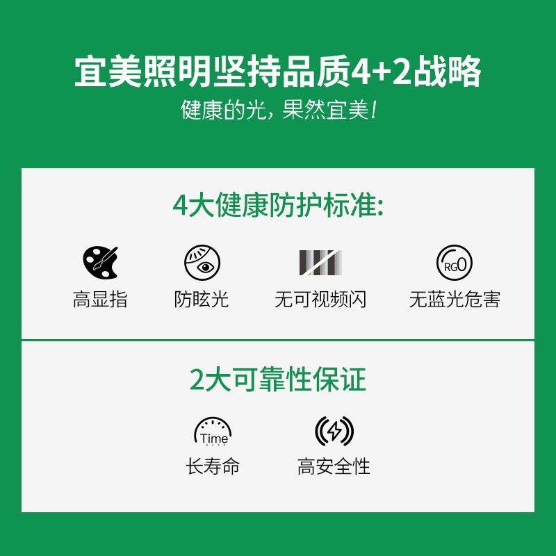 宜美led射灯牛眼灯嵌入式天花灯家用客厅吊顶防眩孔灯3寸开孔简灯