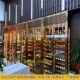 不锈钢家居客厅 饰柜定制 办公会所酒店别墅酒吧娱乐玫瑰金酒柜装