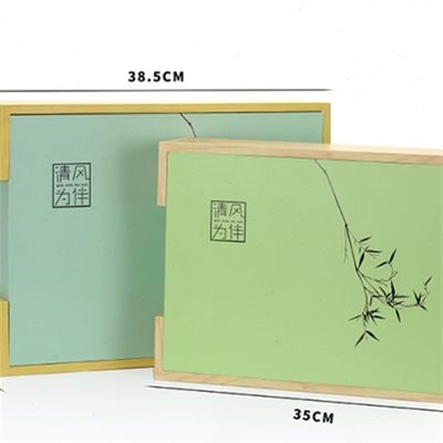 崂山日照绿茶包装盒空礼盒白茶碧螺春毛尖通用茶叶礼盒装空盒定制