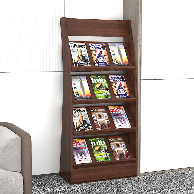 售楼部宣传册单页资料展示架彩页杂志架落地期刊书报架户型图展架