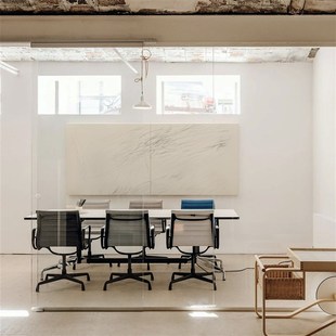 crisis 饰画线条办公室大尺寸 art17抽象画米白色侘寂风奶油色装