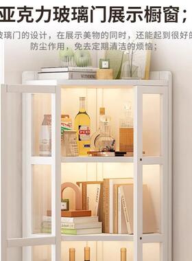 转角置物架餐厅VVQ角落墙柜角边三角客厅卧室拐多层防尘柜落地收