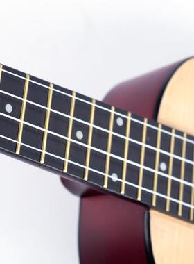 初者OYQ2寸尤克里学里四弦琴l小吉他ukulee入3门练习琴彩色乌克丽