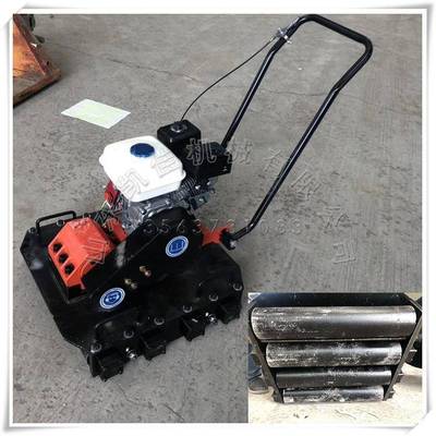 现货铺人行道地砖振动DON夯花砖备设夯实设人道行道砖整平机