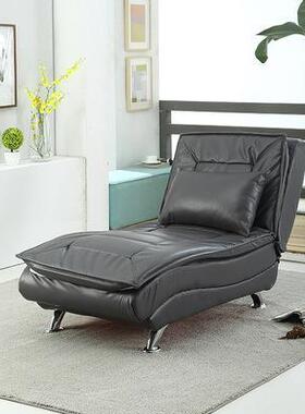 休网红WMJ皮懒人沙发躺椅人贵妃小单沙发小户型折闲叠午休沙发