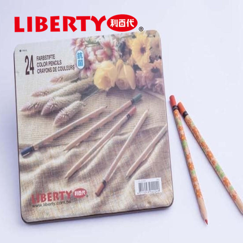 LIBERTY优你客利百代原木色铅笔24色/CC-224