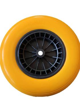 实心免充工具手推UKC车用欧式轮辐4.80氨/4.00-8聚酯p车u发泡轮气