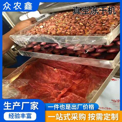 全自动低温真空冻干设果干燥备蔬KKT海鲜真空冻干机机器