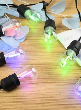 灯串装饰厂家迷你阳台小灯网OBY红饰园灯带七彩闪烁户外防水花灯